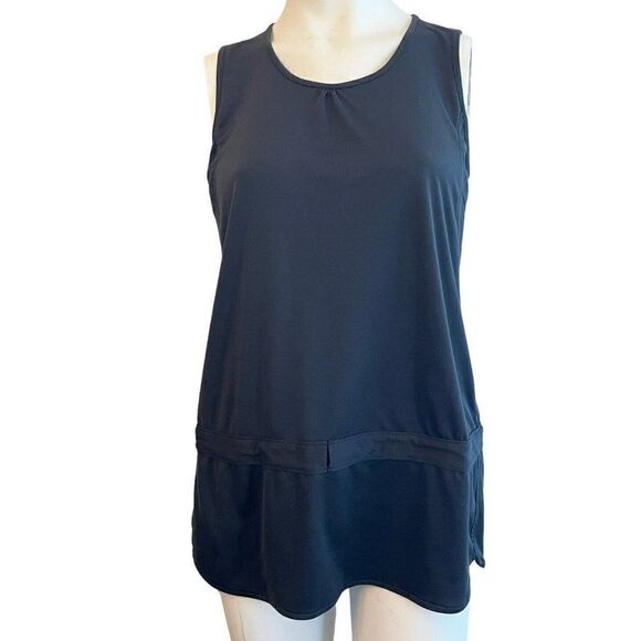 REI Ladies Medium Sleeveless Flowy Long Tank Top Tunic Loose Fit Breathable - Picture 1 of 5